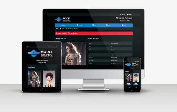 Model İlan Web sitesi v1