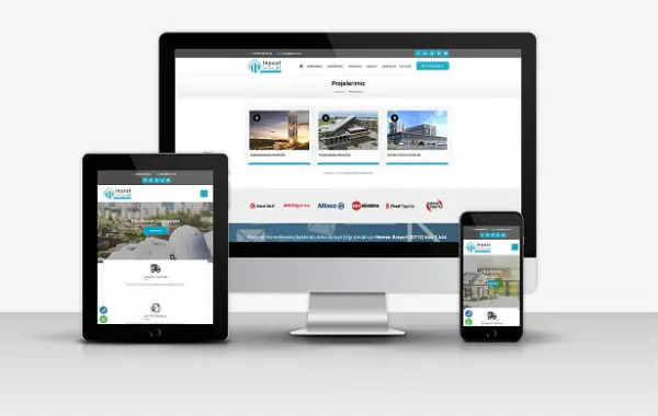 İnşaat Sektörel Web sitesi v8