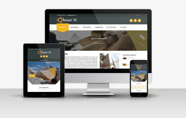 İnşaat Web sitesi v1