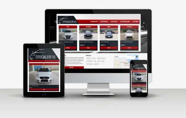 Oto Galeri Web sitesi v1